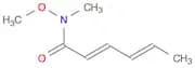 2,4-Hexadienamide, N-methoxy-N-methyl-, (2E,4E)-