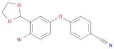 Benzonitrile, 4-[4-bromo-3-(1,3-dioxolan-2-yl)phenoxy]-