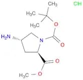 (2R,4S)-4-Amino-1-boc-pyrrolidine-2-carboxylic acid methyl ester-HCl