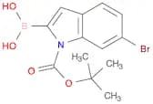 1-BOC-6-Bromo-indole-2-boronic acid