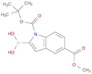 (1-(tert-Butoxycarbonyl)-5-(methoxycarbonyl)-1H-indol-2-yl)boronic acid