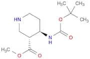 3-Piperidinecarboxylic acid, 4-[[(1,1-dimethylethoxy)carbonyl]amino]-, methyl ester, (3R,4R)-rel-