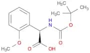 Benzeneacetic acid, α-[[(1,1-dimethylethoxy)carbonyl]amino]-2-methoxy-, (αR)-