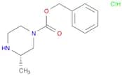 1-Piperazinecarboxylic acid, 3-methyl-, phenylmethyl ester, hydrochloride (1:1), (3S)-