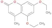 2H-1-Benzopyran-2-one, 5,7-diethoxy-4-methyl-