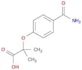 Propanoic acid, 2-[4-(aminocarbonyl)phenoxy]-2-methyl-