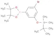 3-Bromo-5-t-butyldimethylsilyloxyphenylboronic acid, pinacol ester