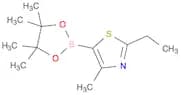 Thiazole, 2-ethyl-4-methyl-5-(4,4,5,5-tetramethyl-1,3,2-dioxaborolan-2-yl)-