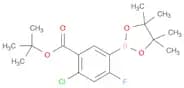 5-(t-Butoxycarbonyl)-4-chloro-2-fluorophenylboronic acid, pinacol ester