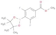 Benzoic acid, 3,5-difluoro-4-(4,4,5,5-tetramethyl-1,3,2-dioxaborolan-2-yl)-, methyl ester