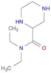 2-Piperazinecarboxamide, N,N-diethyl-