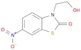 2(3H)-Benzothiazolone, 3-(2-hydroxyethyl)-6-nitro-