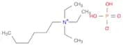 1-Hexanaminium, N,N,N-triethyl-, phosphate (1:1)