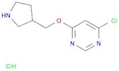 4-Chloro-6-(pyrrolidin-3-ylmethoxy)pyrimidine hydrochloride