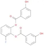 Benzoic acid, 3-hydroxy-, 1,1'-(3-fluoro-1,2-phenylene) ester