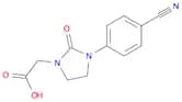 2-(3-(4-Cyanophenyl)-2-oxoimidazolidin-1-yl)acetic acid