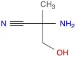 2-Amino-3-hydroxy-2-methylpropanenitrile