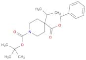 1,4-Piperidinedicarboxylic acid, 4-(1-methylethyl)-, 1-(1,1-dimethylethyl) 4-(phenylmethyl) ester