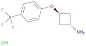 cyclobutanamine, 3-(4-trifluoromethylphenoxy)-, hydrochloride (1:1), trans-