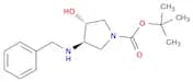 1-pyrrolidinecarboxylic acid, 3-hydroxy-4-[(phenylmethyl)amino]-, 1,1-dimethylethyl ester, (3r,4r)…