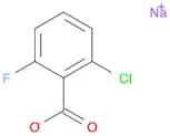 Benzoic acid, 2-chloro-6-fluoro-, sodium salt (1:1)