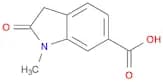 1H-Indole-6-carboxylic acid, 2,3-dihydro-1-methyl-2-oxo-