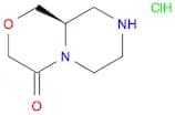 Pyrazino[2,1-c][1,4]oxazin-4(3H)-one, hexahydro-, hydrochloride (1:1), (9aR)-