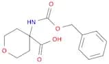 2H-Pyran-4-carboxylic acid, tetrahydro-4-[[(phenylmethoxy)carbonyl]amino]-