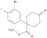 Methyl 1-(3-Bromo-4-fluorophenyl)-4-oxocyclohexanecarboxylate