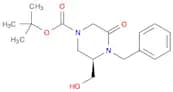 (R)-1-BOC-4-BENZYL-3-(HYDROXYMETHYL)-5-OXOPIPERAZINE