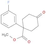 Methyl 1-(3-fluorophenyl)-4-oxocyclohexanecarboxylate
