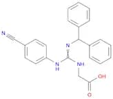 Glycine, N-[[(4-cyanophenyl)amino][(diphenylmethyl)amino]methylene]-