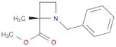 2-Azetidinecarboxylic acid, 2-methyl-1-(phenylmethyl)-, methyl ester, (2S)-