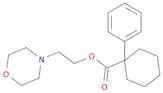 Cyclohexanecarboxylic acid, 1-phenyl-, 2-(4-morpholinyl)ethyl ester