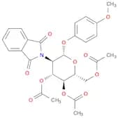 β-D-Glucopyranoside, 4-methoxyphenyl 2-deoxy-2-(1,3-dihydro-1,3-dioxo-2H-isoindol-2-yl)-, 3,4,6-tr…