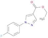 1H-Pyrazole-4-carboxylic acid, 1-(4-fluorophenyl)-, ethyl ester