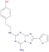 Phenol, 4-[2-[[7-amino-2-(2-furanyl)[1,2,4]triazolo[1,5-a][1,3,5]triazin-5-yl]amino]ethyl]-