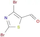5-Thiazolecarboxaldehyde, 2,4-dibromo-