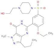 7H-Pyrazolo[4,3-d]pyrimidin-7-one, 5-[2-ethoxy-5-[[4-(2-hydroxyethyl)-1-piperazinyl]sulfonyl]pheny…