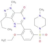 7H-Pyrazolo[4,3-d]pyrimidin-7-one, 5-[2-ethoxy-5-[(4-methyl-1-piperazinyl)sulfonyl]phenyl]-1,6-dih…