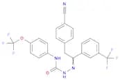 Hydrazinecarboxamide, 2-[2-(4-cyanophenyl)-1-[3-(trifluoromethyl)phenyl]ethylidene]-N-[4-(trifluor…