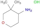 2H-Pyran-4-amine, tetrahydro-3,3-dimethyl-, hydrochloride (1:1)