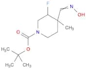 tert-Butyl 3-fluoro-4-((hydroxyimino)methyl)-4-ethylpiperidine-1-carboxylate