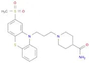 4-Piperidinecarboxamide, 1-[3-[2-(methylsulfonyl)-10H-phenothiazin-10-yl]propyl]-
