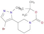 tert-Butyl 3-(4-bromo-1-methyl-1H-pyrazol-5-yl)piperidine-1-carboxylate