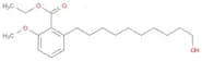 Ethyl 2-(10-hydroxydecyl)-6-methoxybenzoate