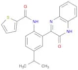 2-Thiophenecarboxamide, N-[2-(3,4-dihydro-3-oxo-2-quinoxalinyl)-4-(1-methylethyl)phenyl]-