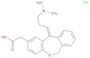 Dibenz[b,e]oxepin-2-acetic acid, 11-[3-(dimethylamino)propylidene]-6,11-dihydro-, hydrochloride (1…