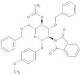 β-D-Glucopyranoside, 4-methoxyphenyl 2-deoxy-2-(1,3-dihydro-1,3-dioxo-2H-isoindol-2-yl)-3,6-bis-O-…