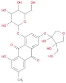 9,10-Anthracenedione, 3-(D-apio-β-D-furanosyloxy)-1-(β-D-glucopyranosyloxy)-8-hydroxy-6-methyl-